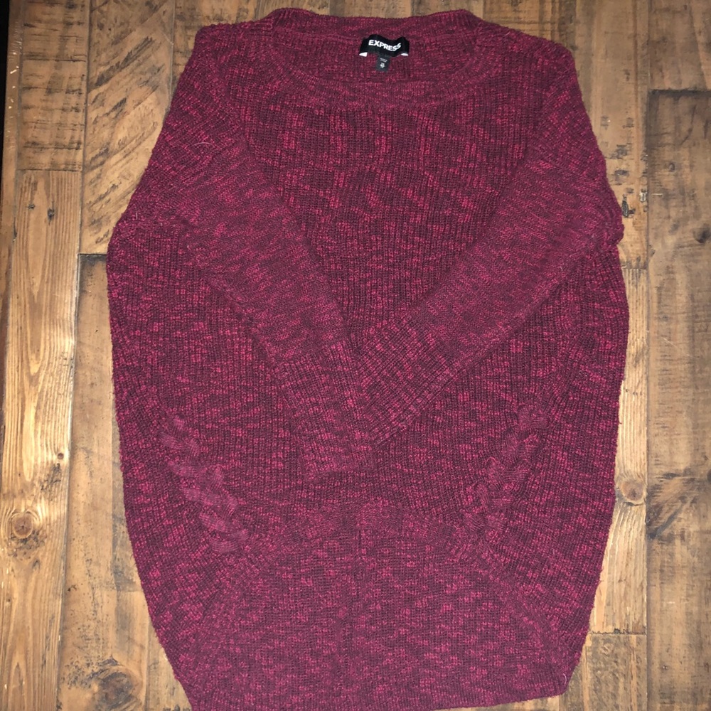 Express maroon sweater